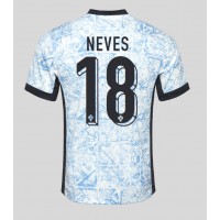 Maglie da calcio Portogallo Ruben Neves #18 Seconda Maglia Europei 2024 Manica Corta